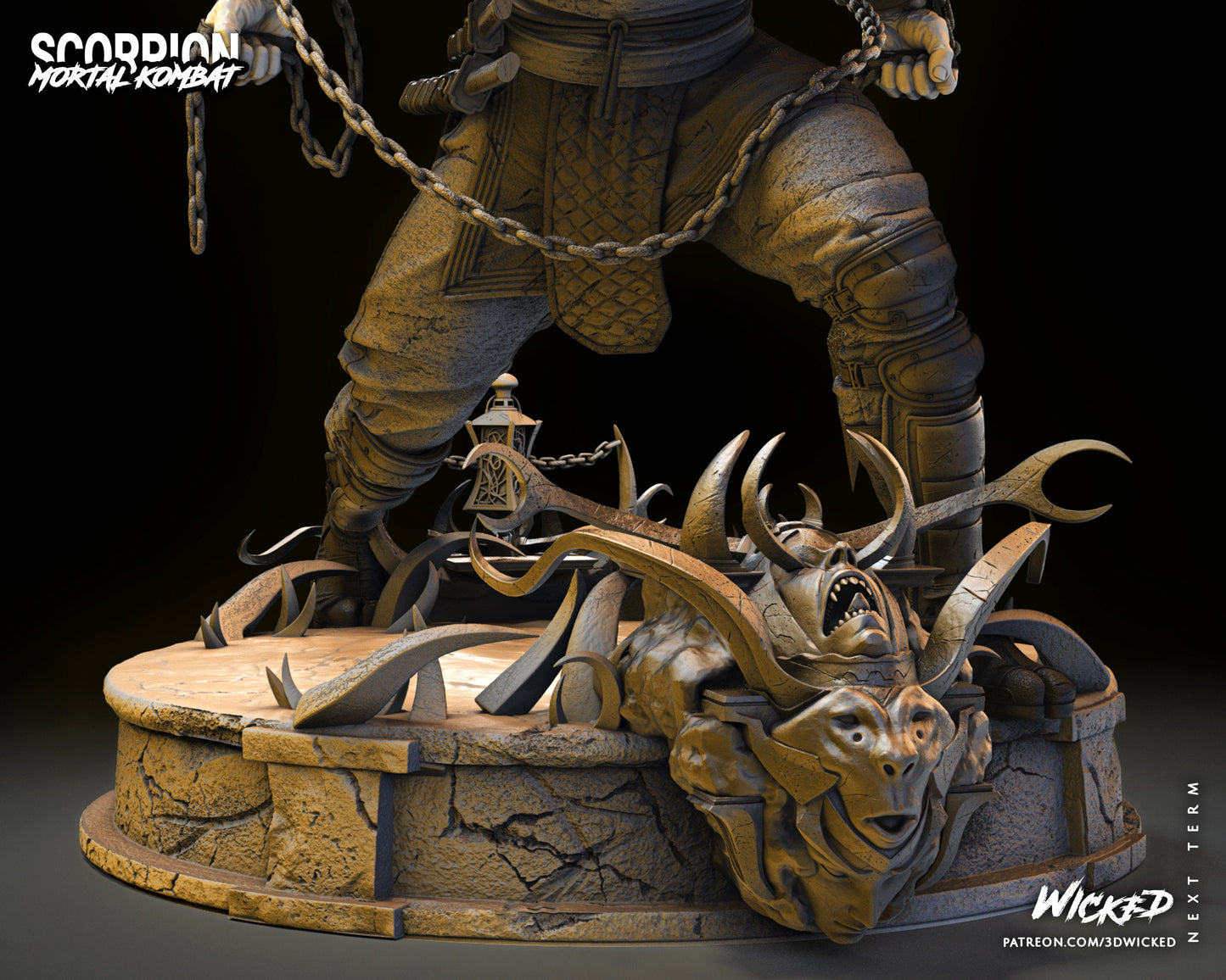 Scorpion - UNPAINTED - Wicked 3d Prints