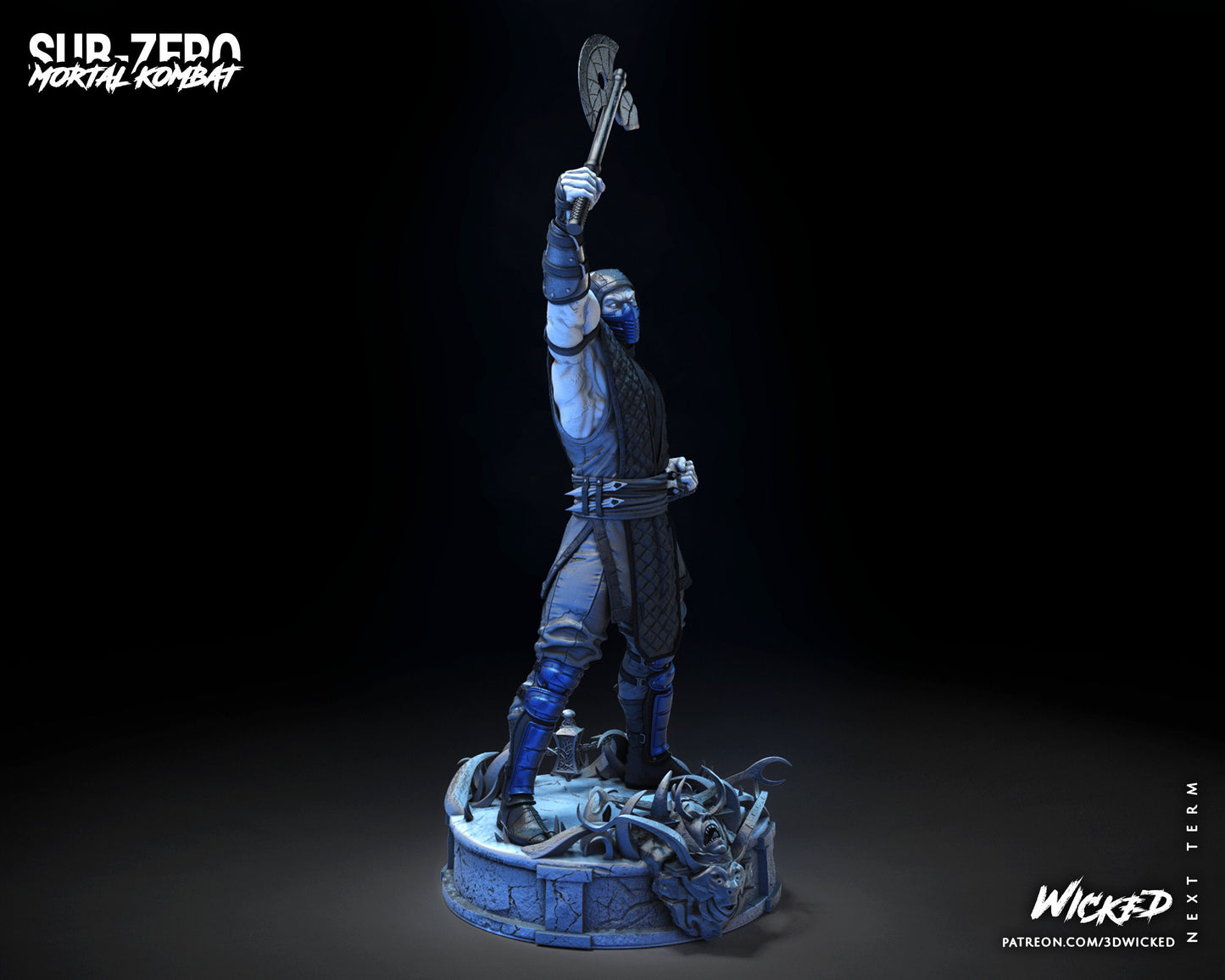 Sub Zero - UNPAINTED - Wicked 3d Prints