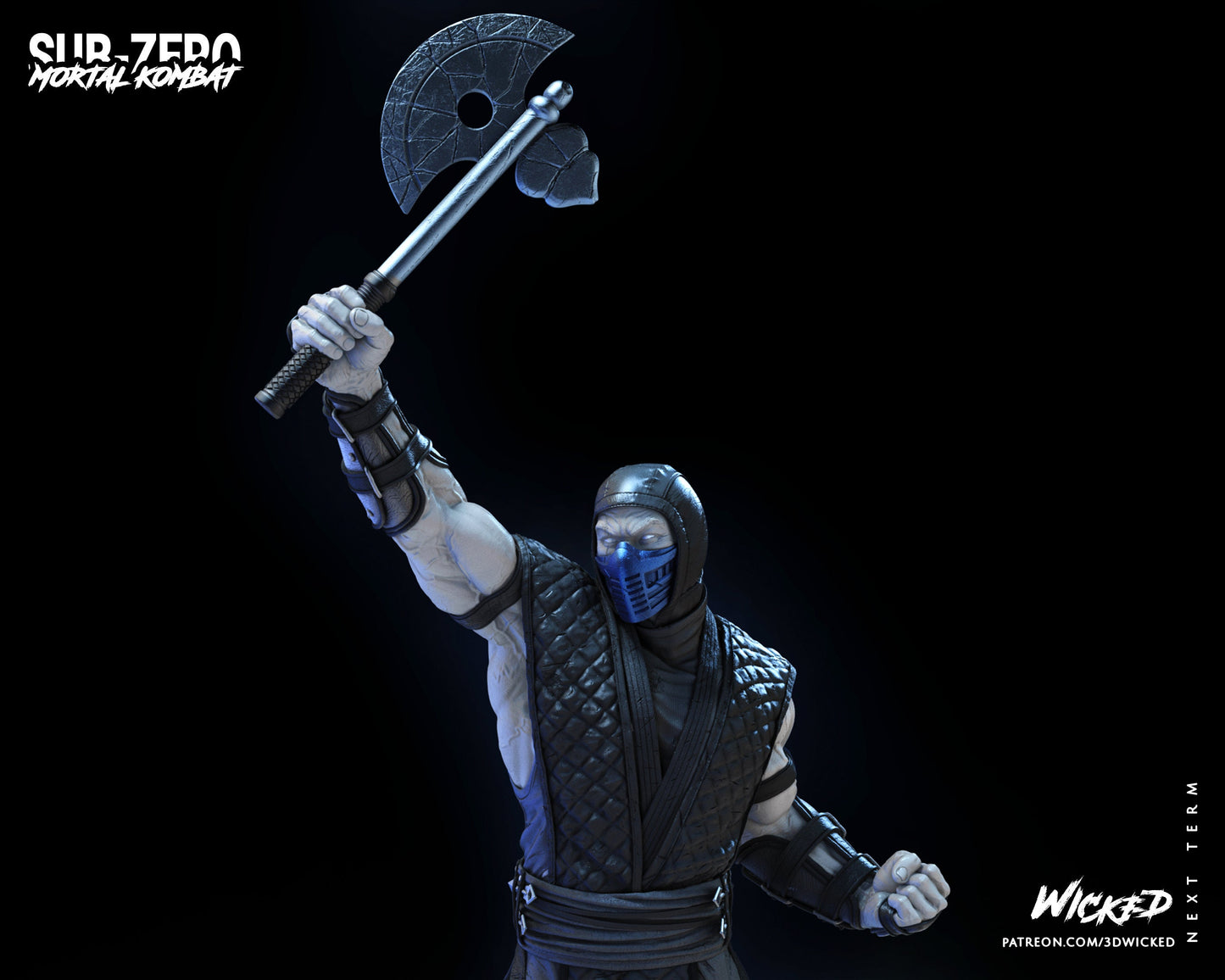 Sub Zero - UNPAINTED - Wicked 3d Prints