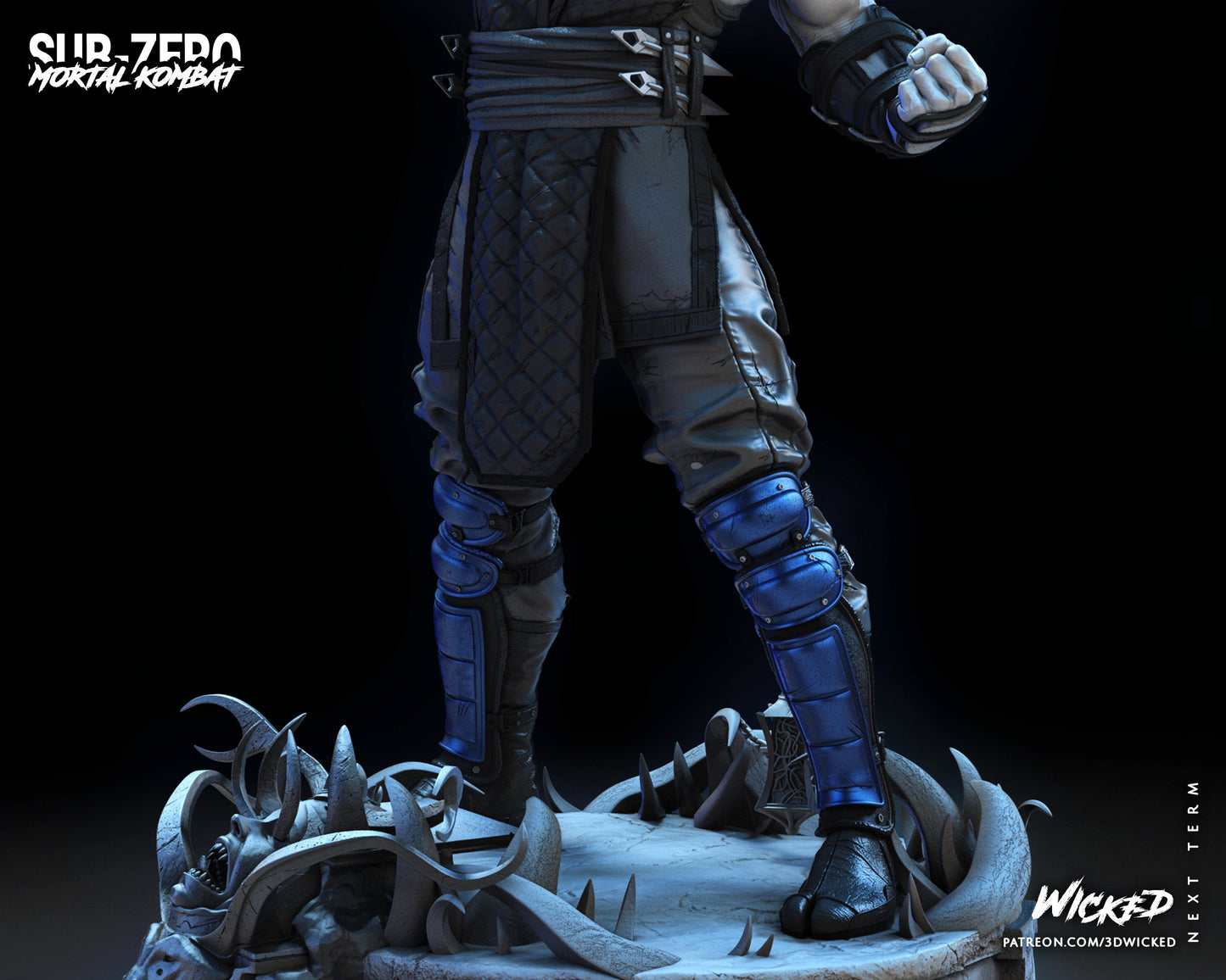 Sub Zero - UNPAINTED - Wicked 3d Prints