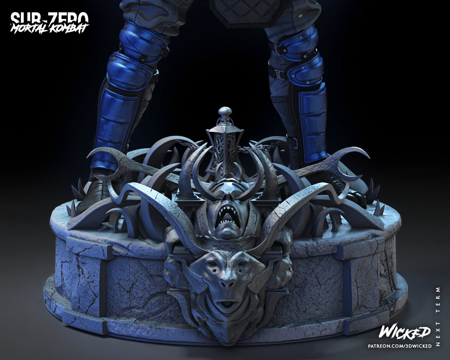 Sub Zero - UNPAINTED - Wicked 3d Prints
