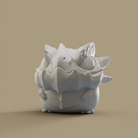 Crusher - UNPAINTED - Grumpii Art Toy