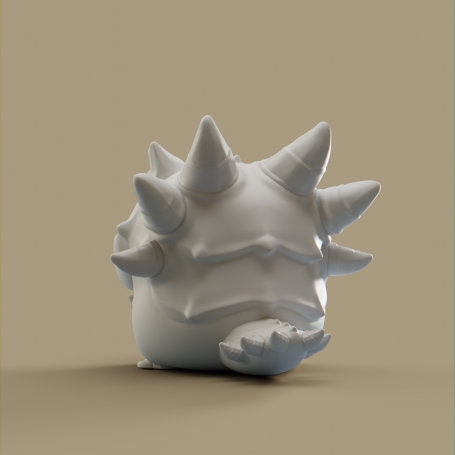 Crusher - UNPAINTED - Grumpii Art Toy
