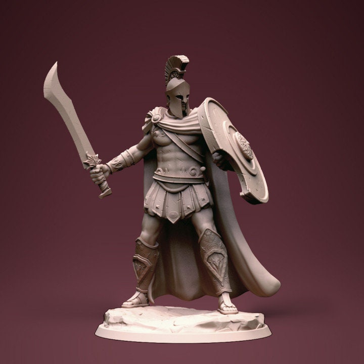 Greek warrior - Clynche Art
