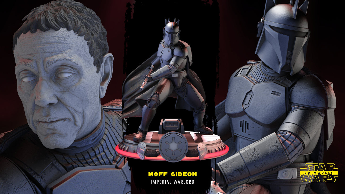 Moff Gideon - Star Wars 3D Models