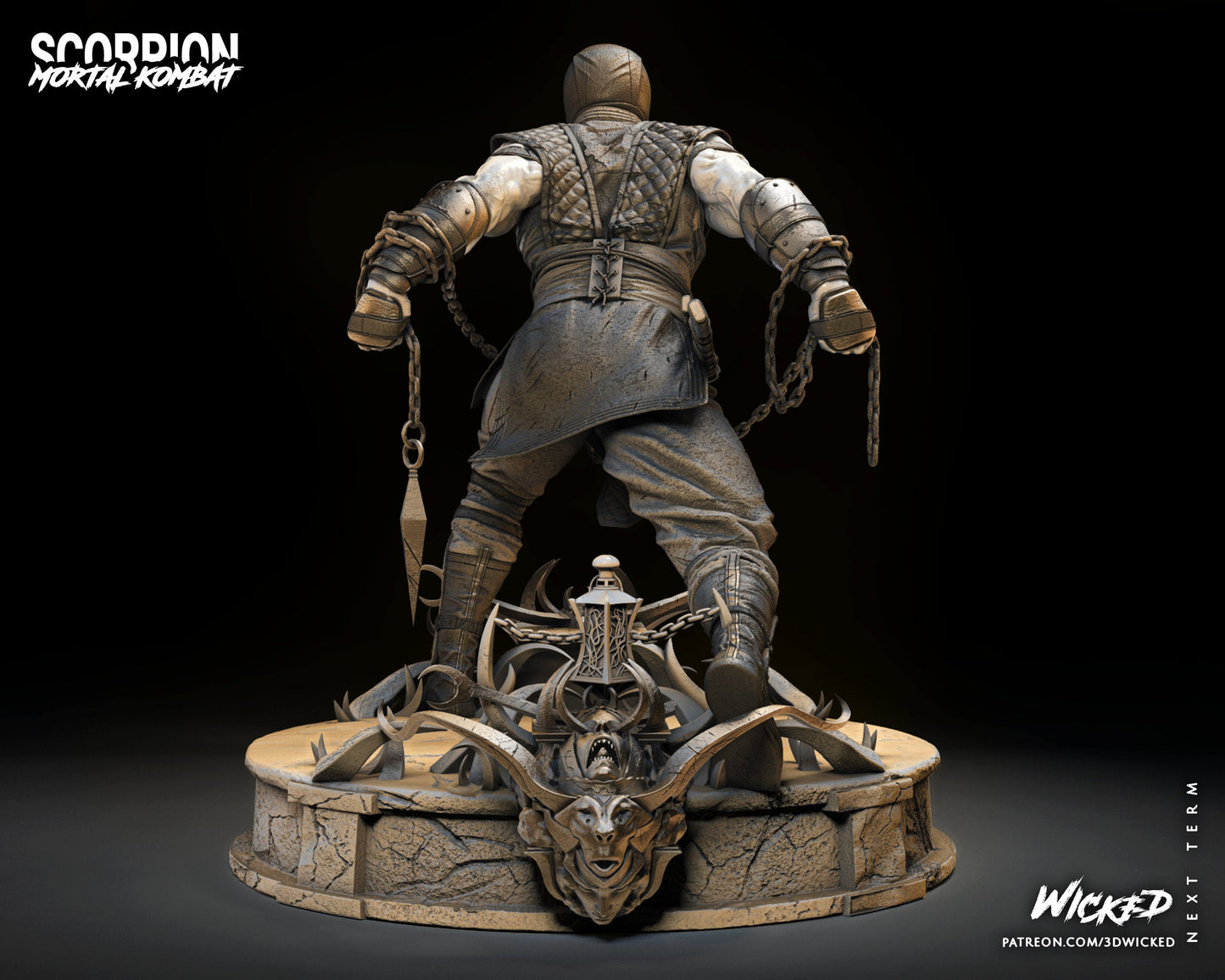 Scorpion - UNPAINTED - Wicked 3d Prints