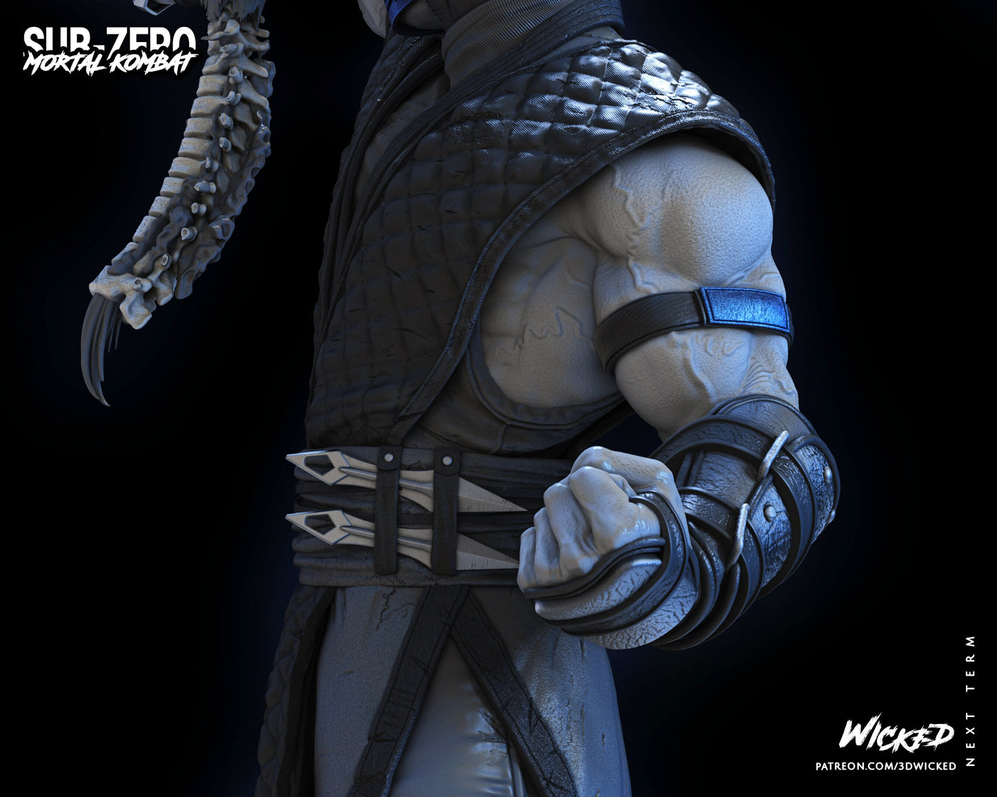 Sub Zero - UNPAINTED - Wicked 3d Prints