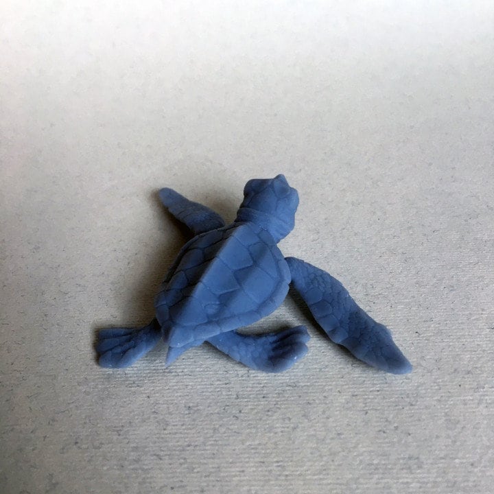 Baby Sea Turtle - UNPAINTED - Animal Den Miniatures
