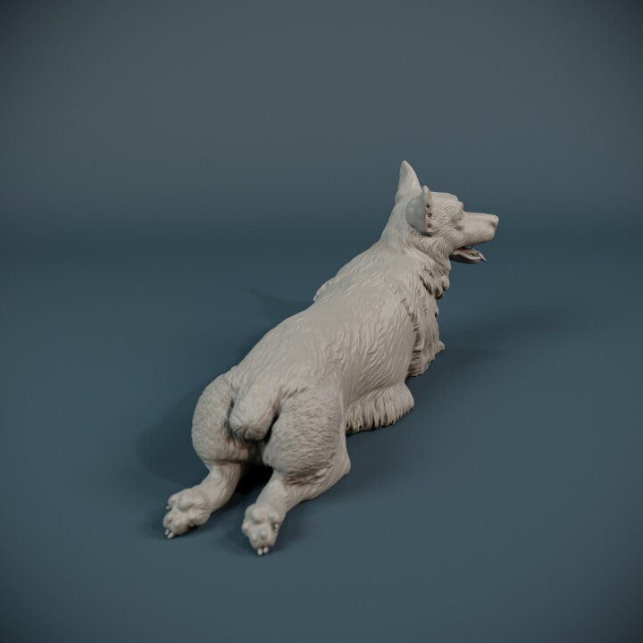 Corgi Chillin' - Dino and Dog Miniatures