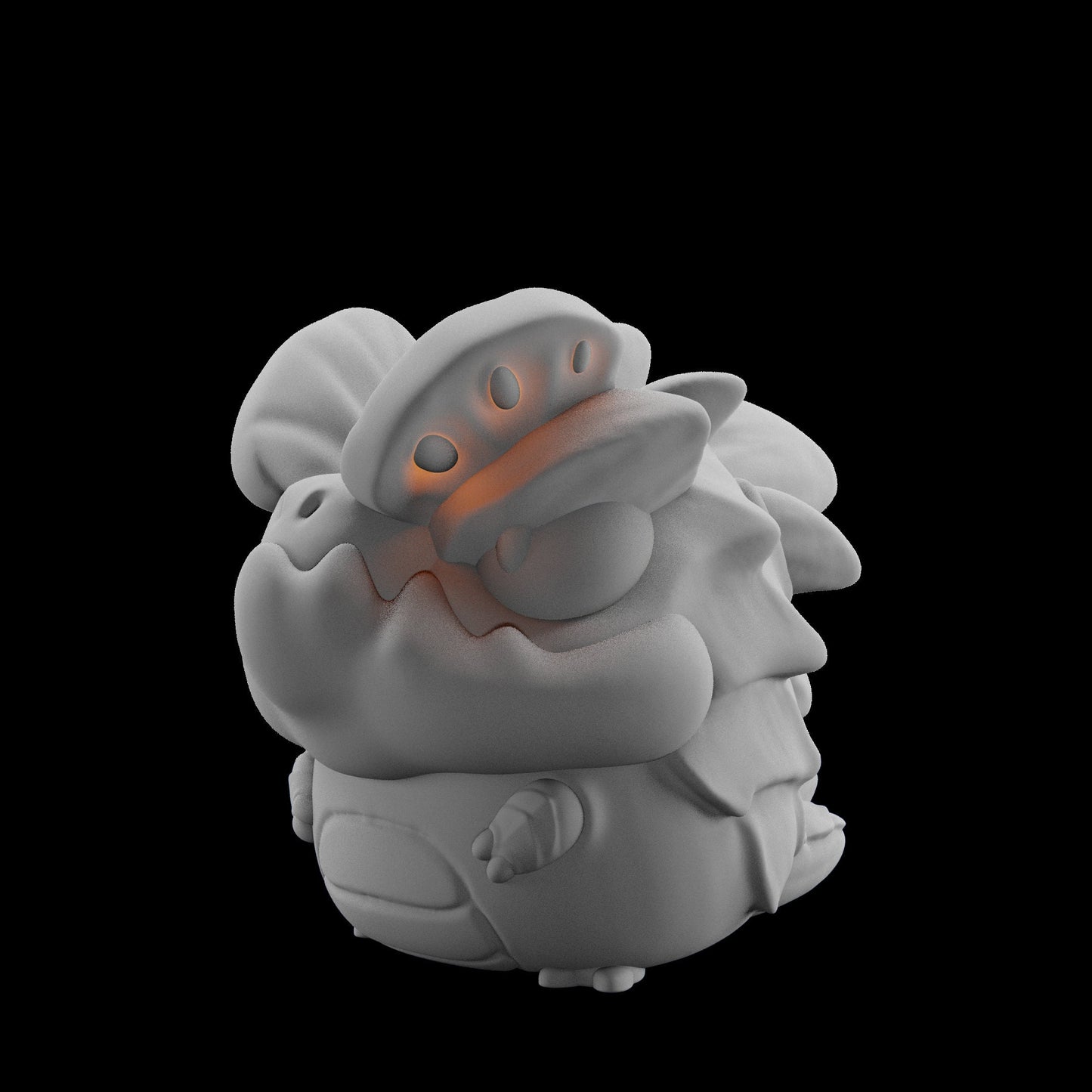 Drockii - Unpainted - Grumpii Art Toy