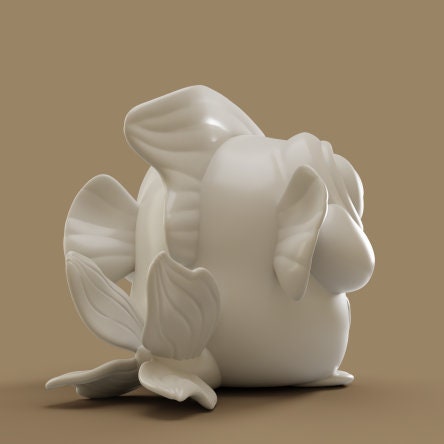 Gold Fish - UNPAINTED - Grumpii Art Toy