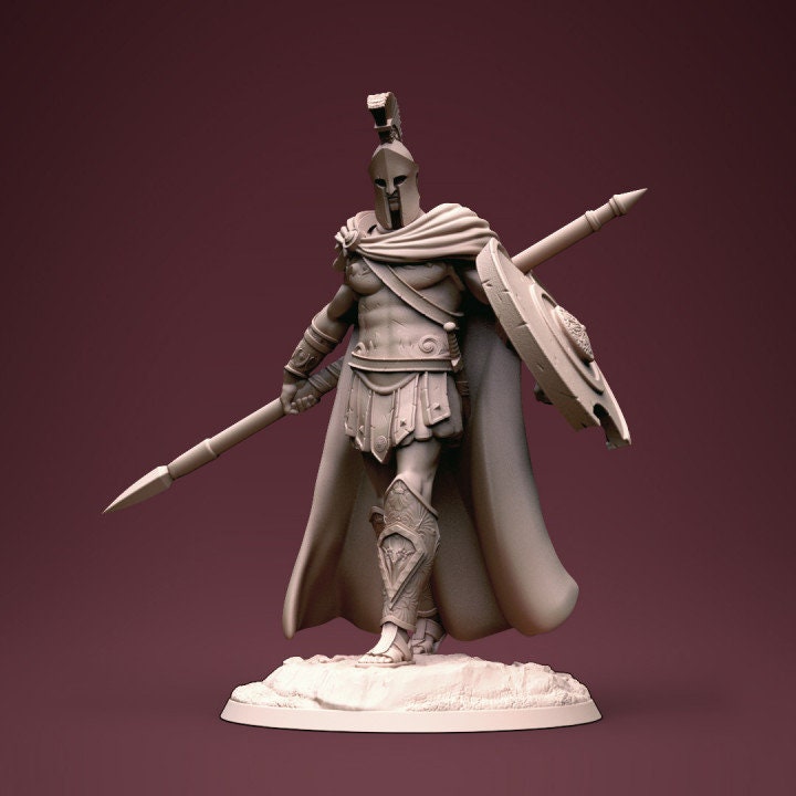 Greek warrior - Clynche Art