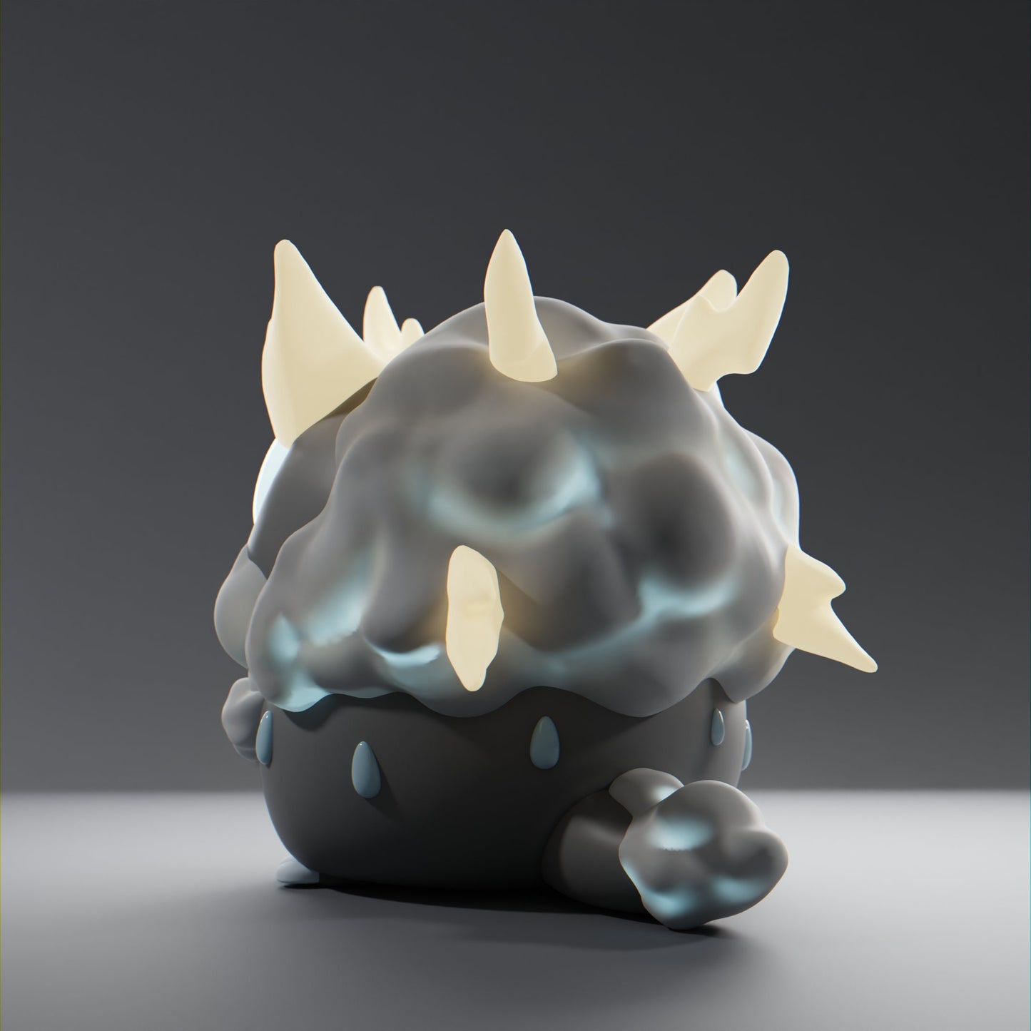Stormii - UNPAINTED - Grumpii Art Toy