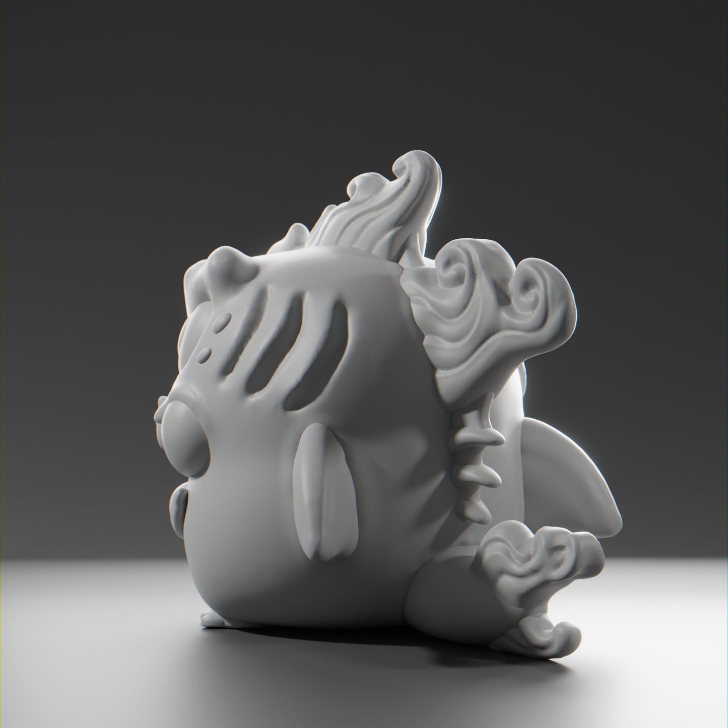 Tsunamii -UNPAINTED - Grumpii Art Toy