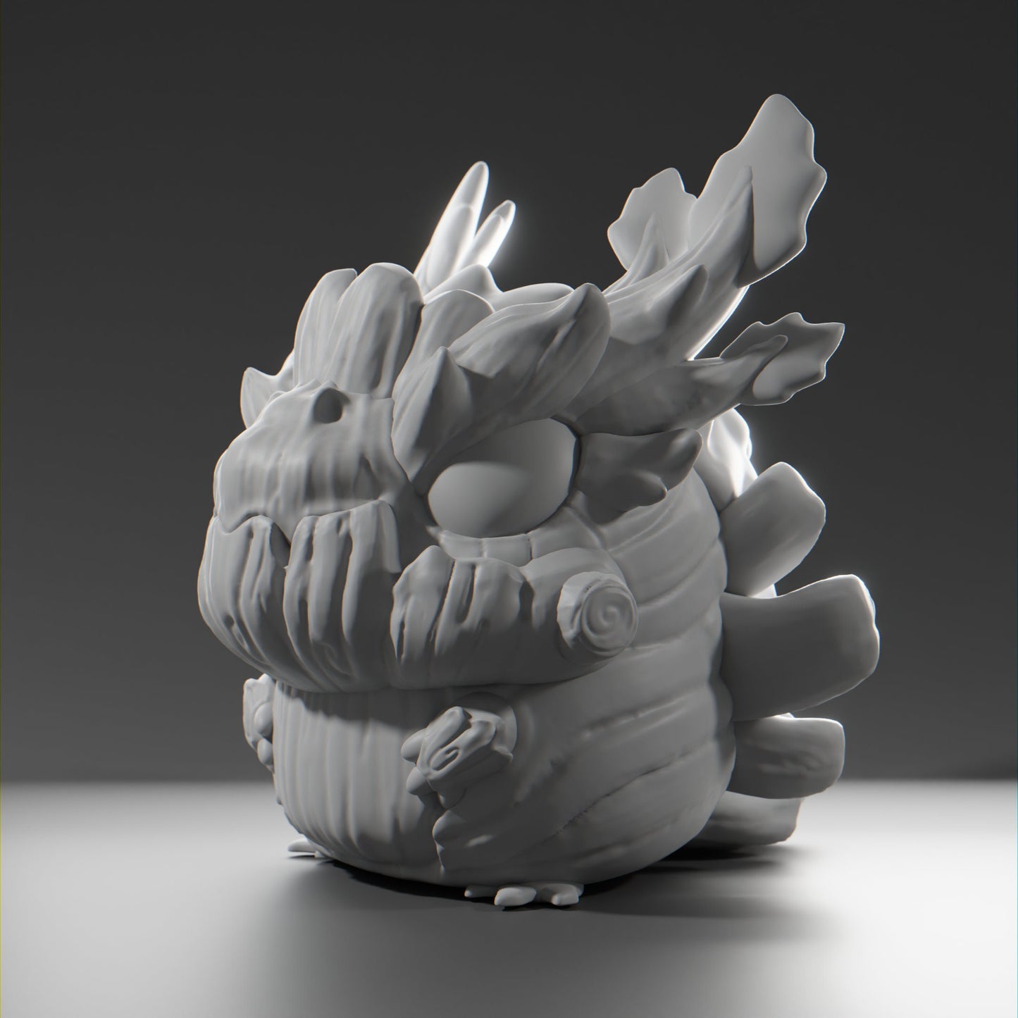 Woodii - UNPAINTED - Grumpii Art Toy
