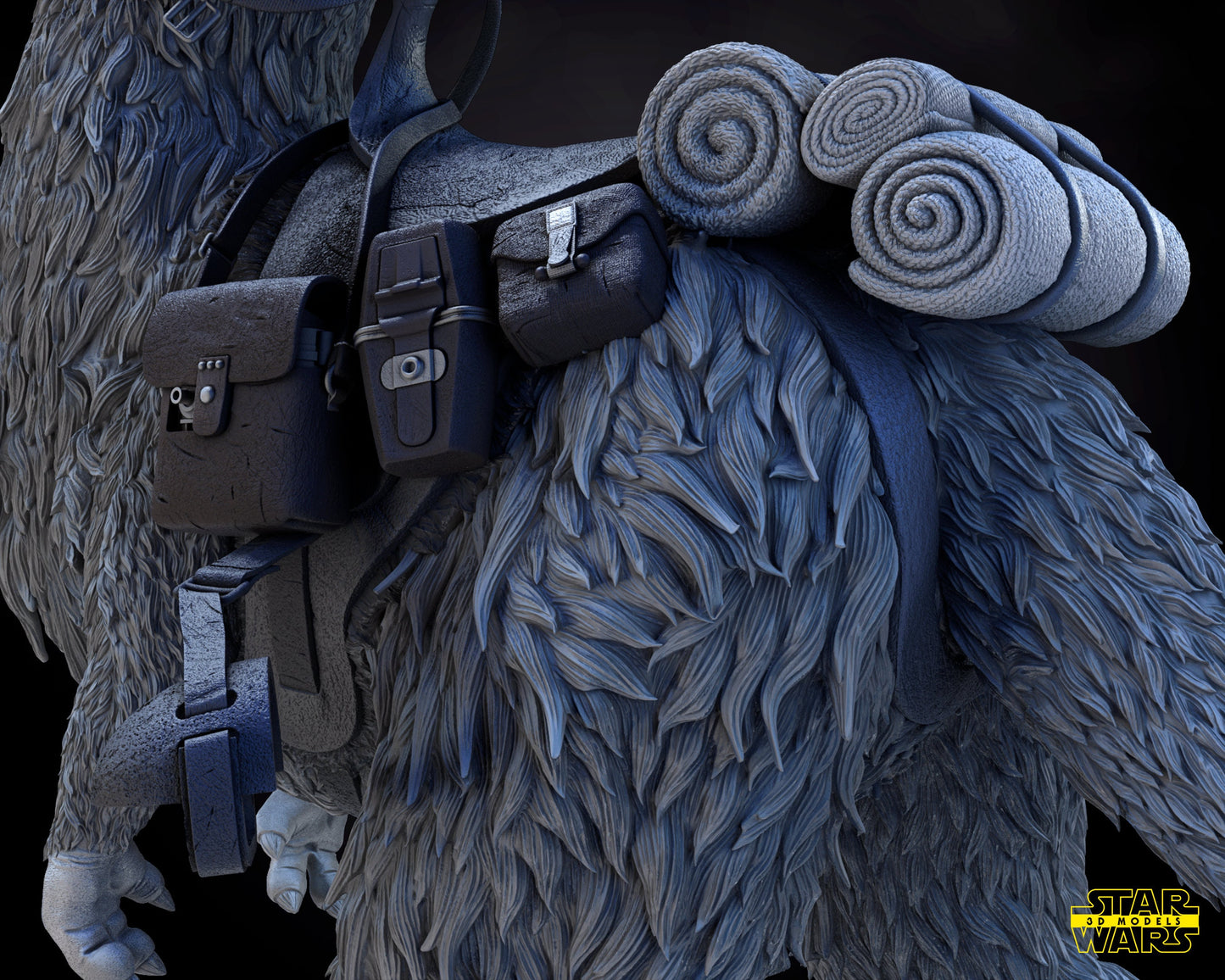 Taun Taun - UNPAINTED - Star Wars 3D Models
