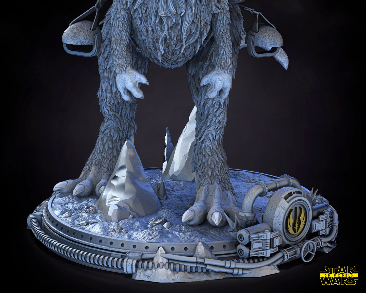 Taun Taun - UNPAINTED - Star Wars 3D Models