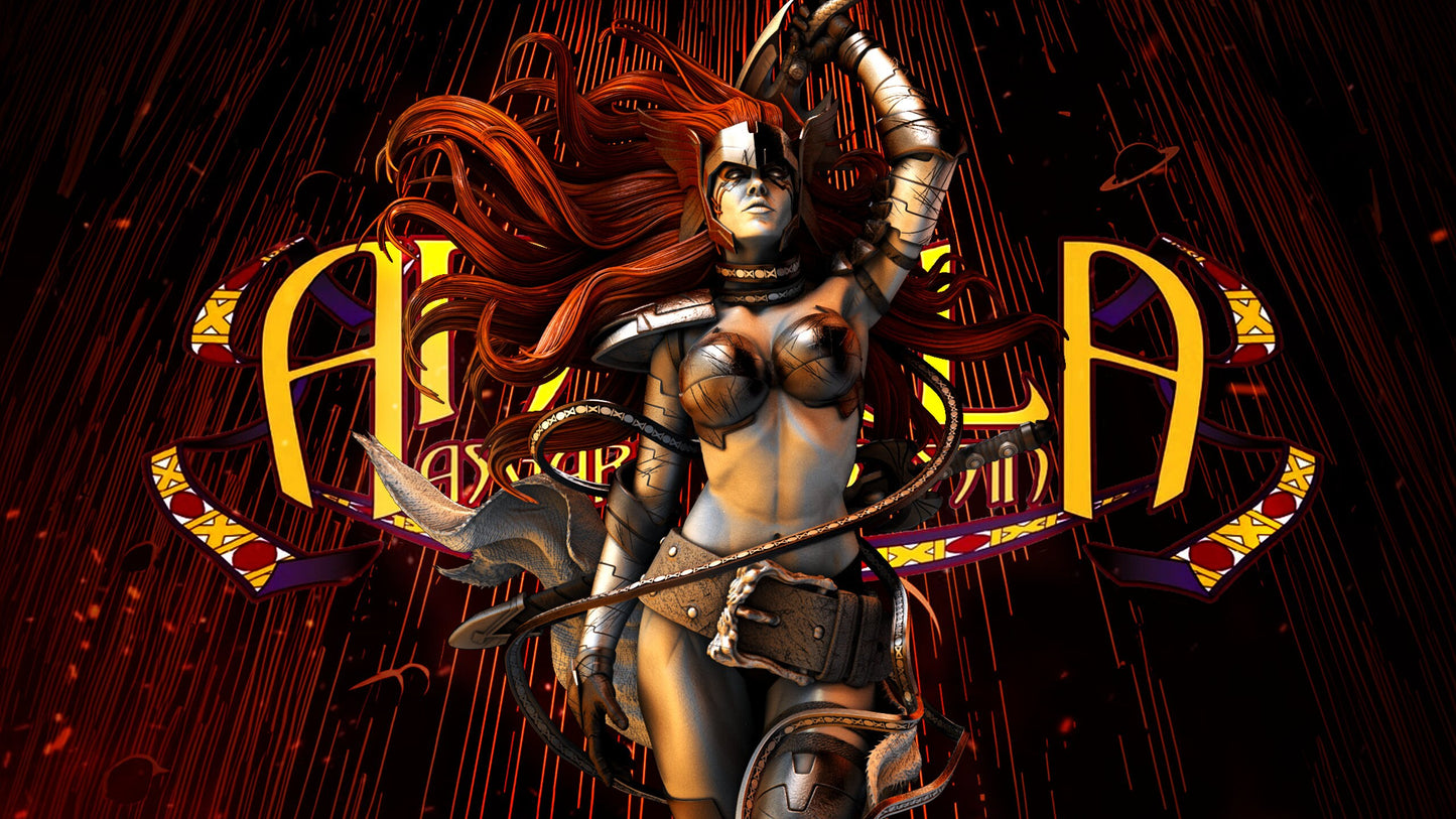 Angela - UNPAINTED - Wicked 3D Models