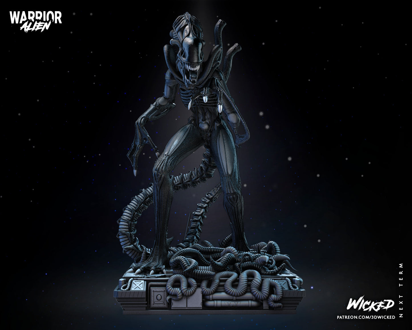 Alien Warrior - Wicked 3D Models
