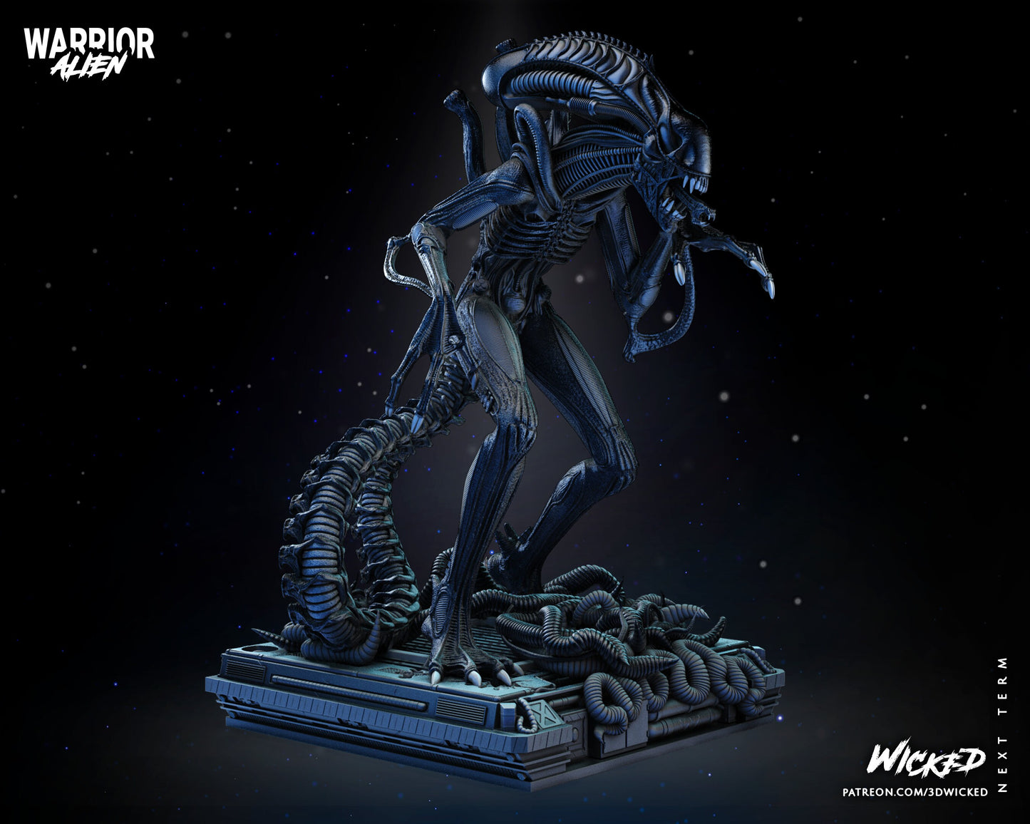 Alien Warrior - Wicked 3D Models