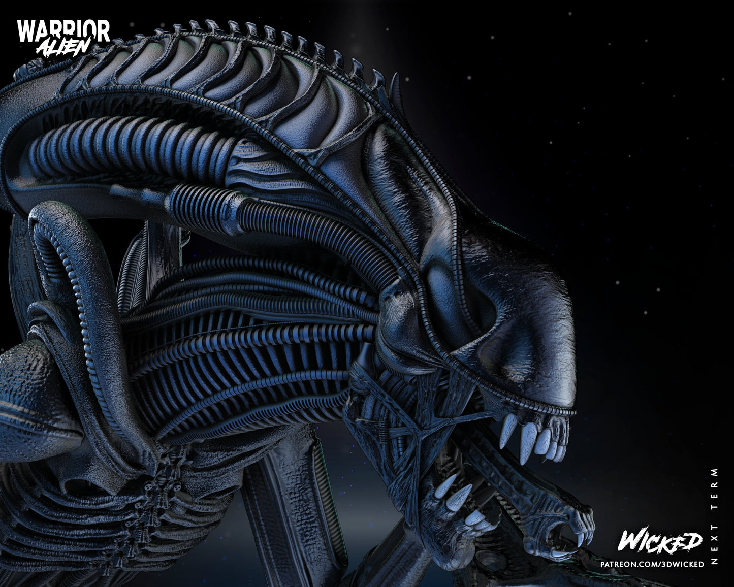 Alien Warrior - Wicked 3D Models