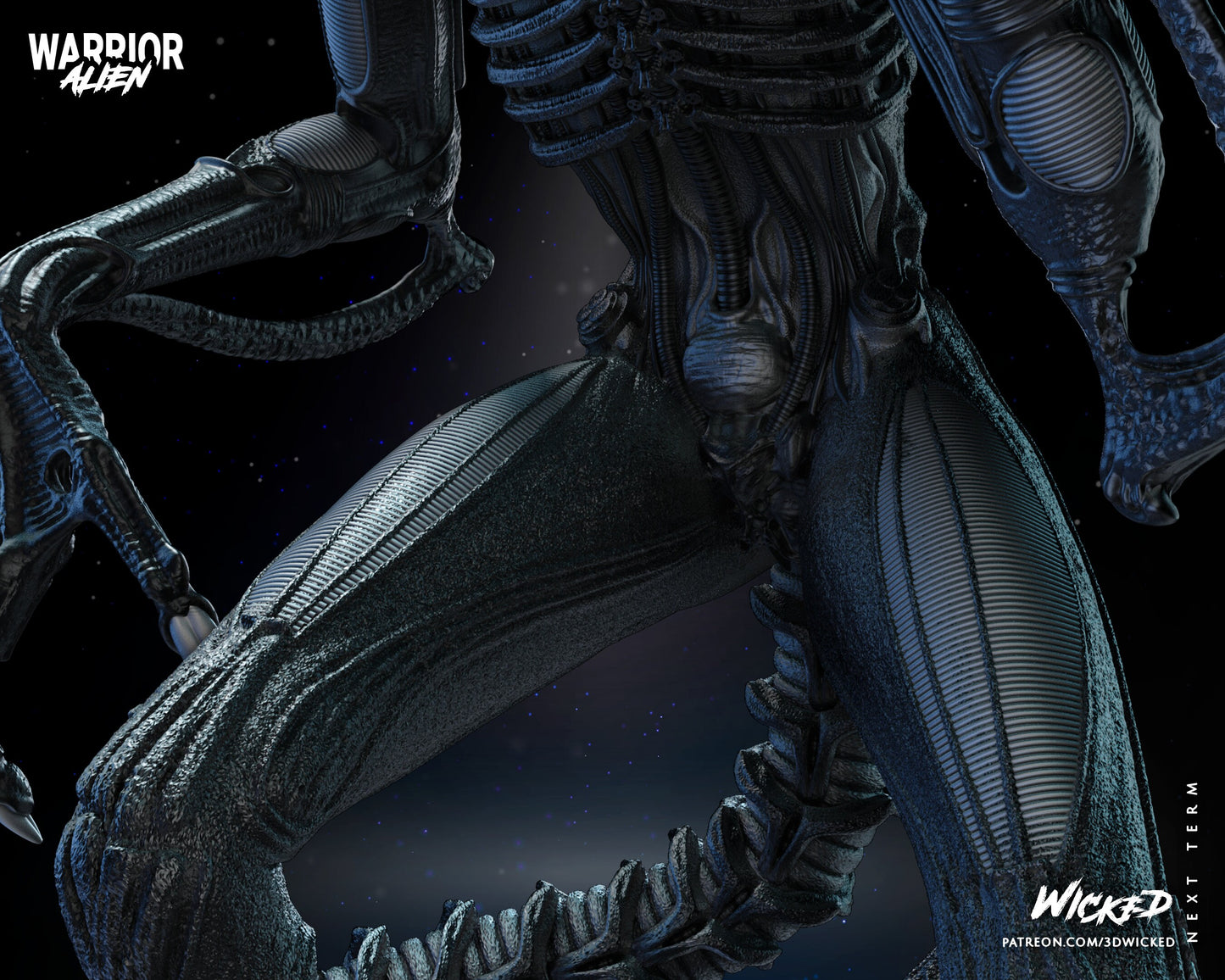 Alien Warrior - Wicked 3D Models