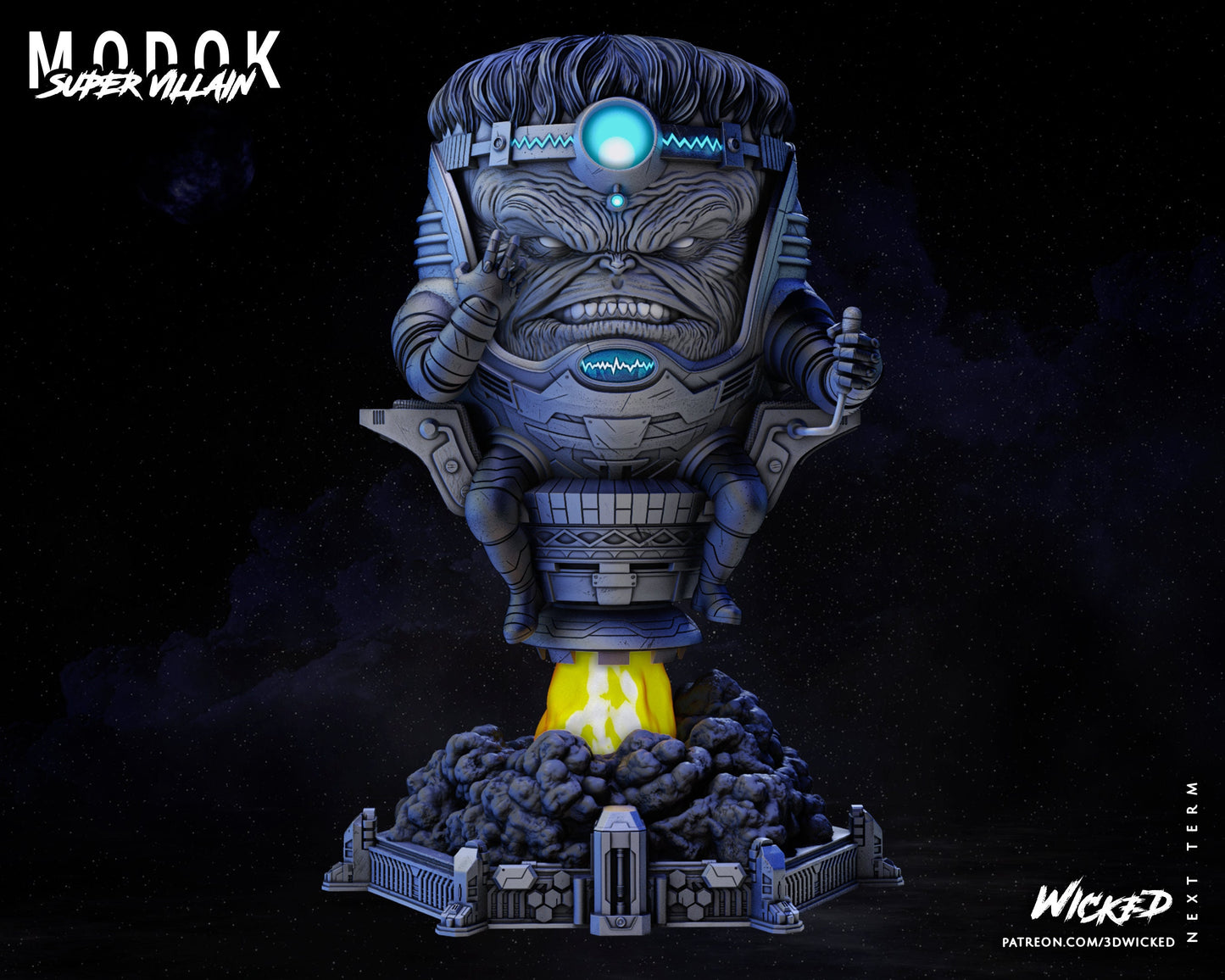 M.O.D.O.K. - Wicked 3D Models