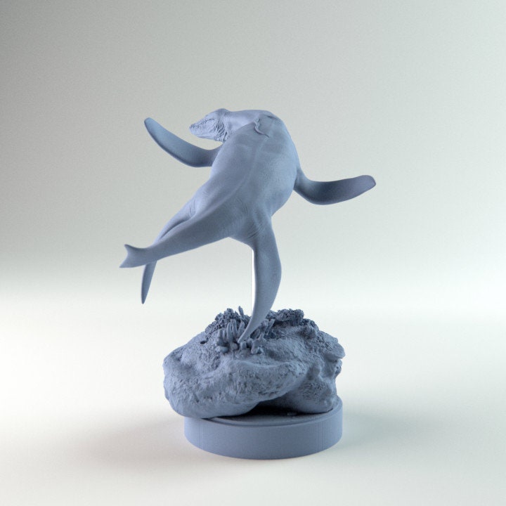 Rhomaleosaurus turning - Dino and Dog Miniatures