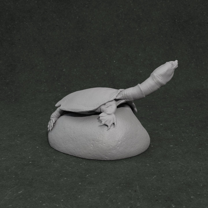 Apertotemporalis on rock - Dino and Dog Miniatures
