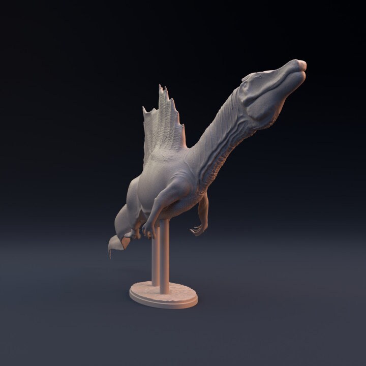 Spinosaurus swimming - Dino and Dog Miniatures