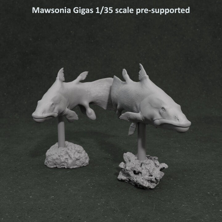 Mawsonia gigas - Dino and Dog Miniatures