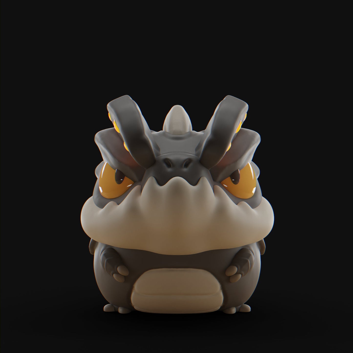 Drockii - Unpainted - Grumpii Art Toy