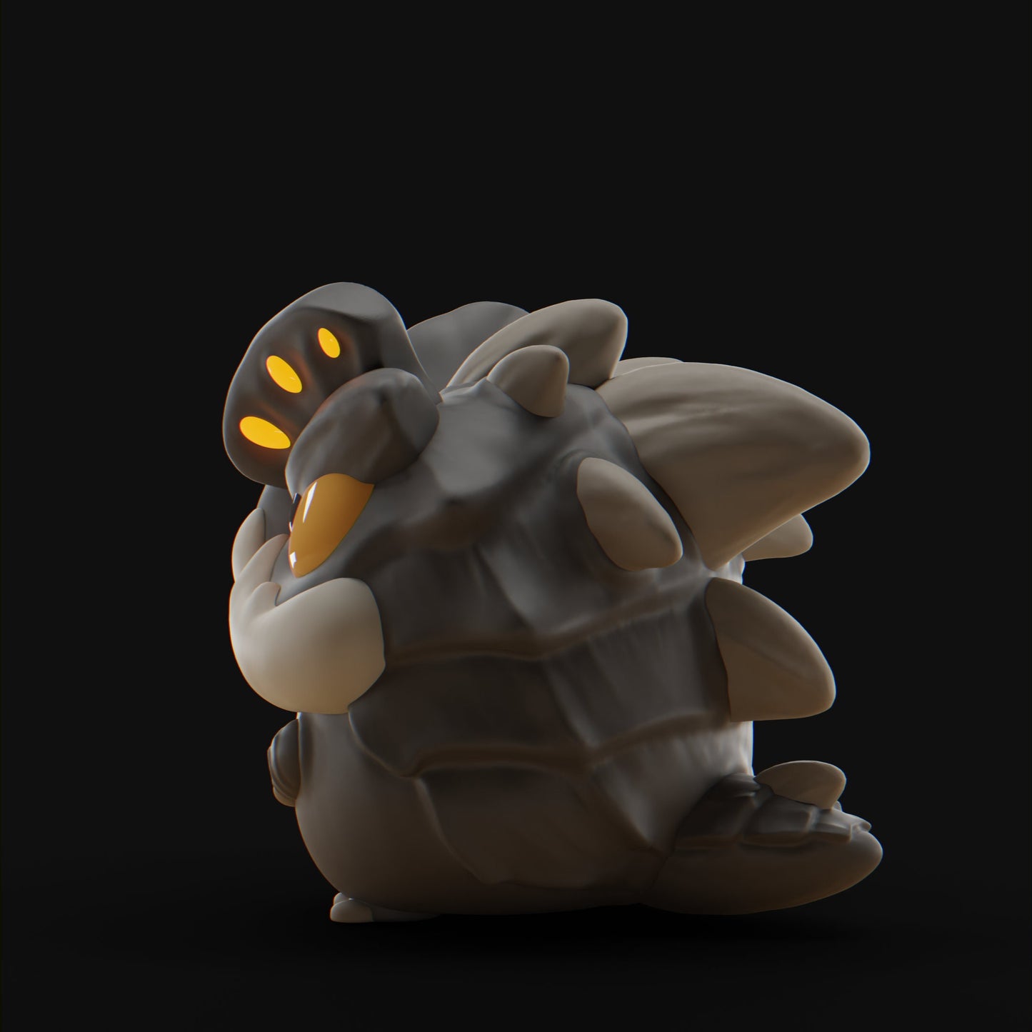 Drockii - Unpainted - Grumpii Art Toy