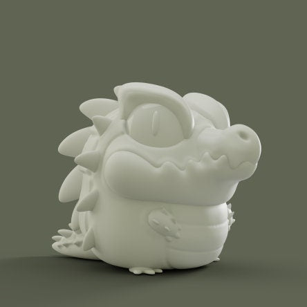Croc - UNPAINTED - Grumpii Art Toy