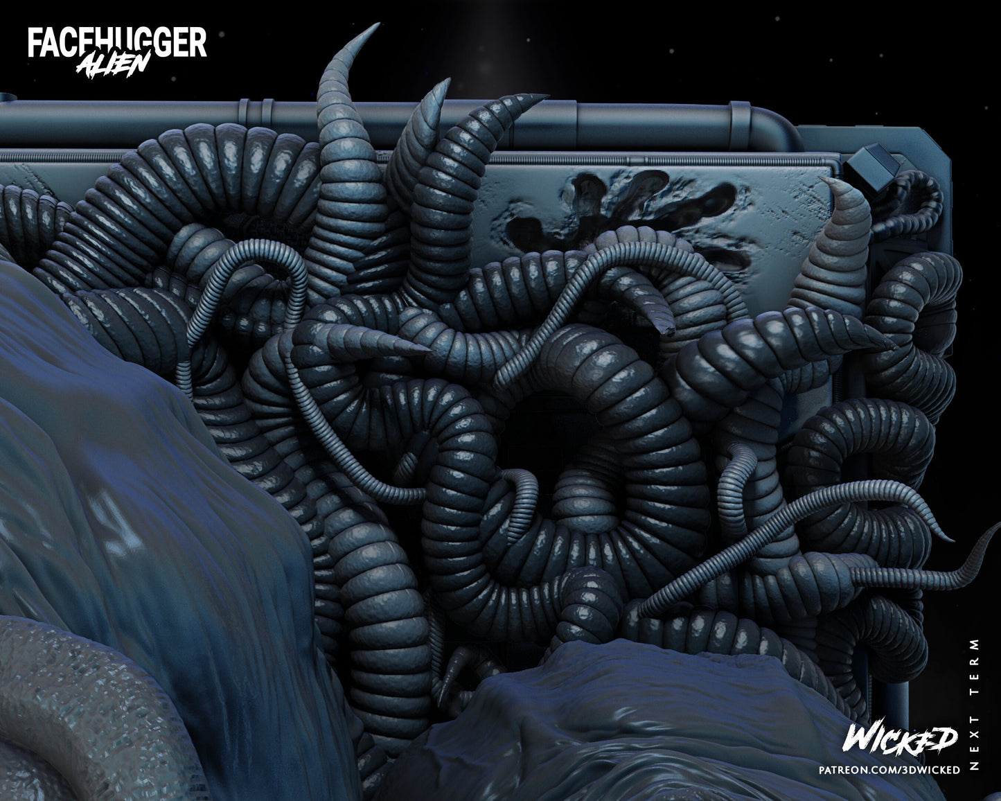Face Hugger - Wicked 3D Models