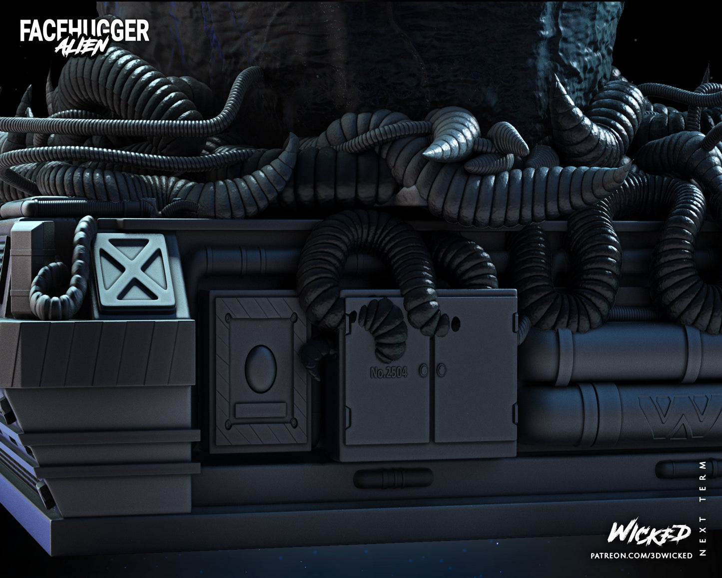 Face Hugger - Wicked 3D Models