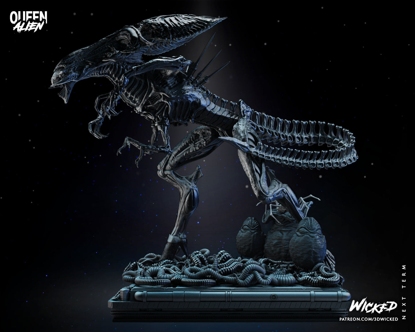 Alien Queen - Wicked 3D Models