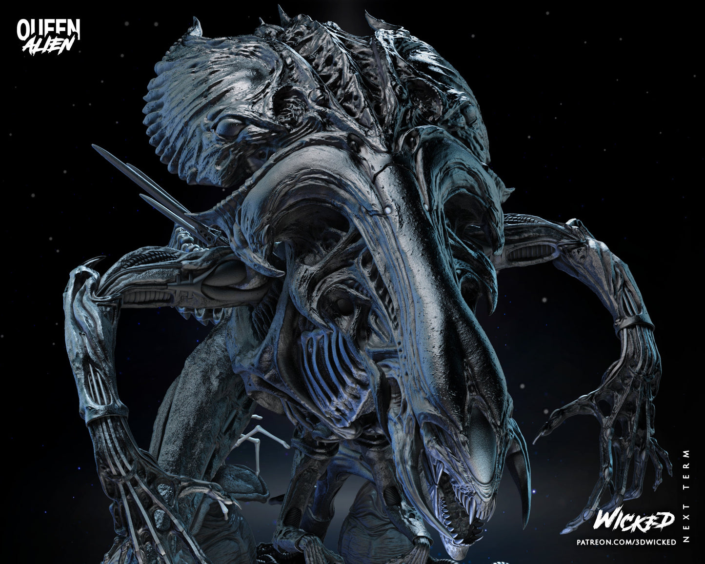 Alien Queen - Wicked 3D Models