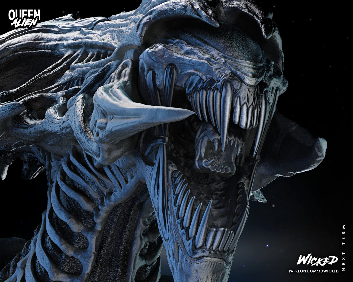 Alien Queen - Wicked 3D Models