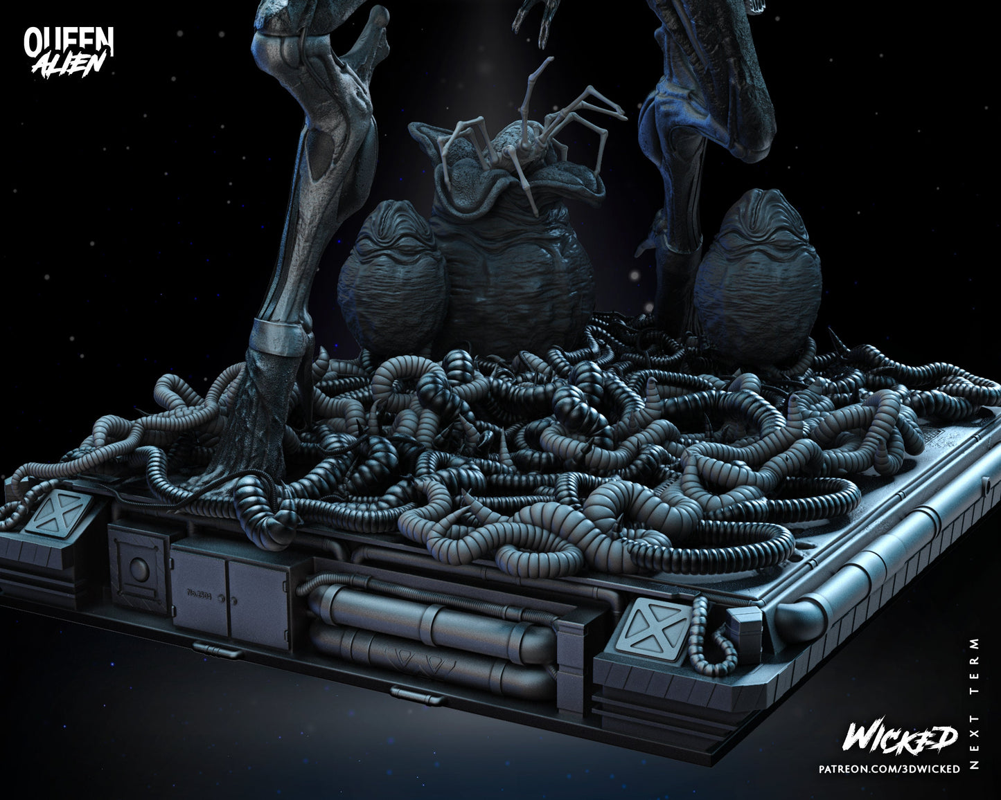 Alien Queen - Wicked 3D Models
