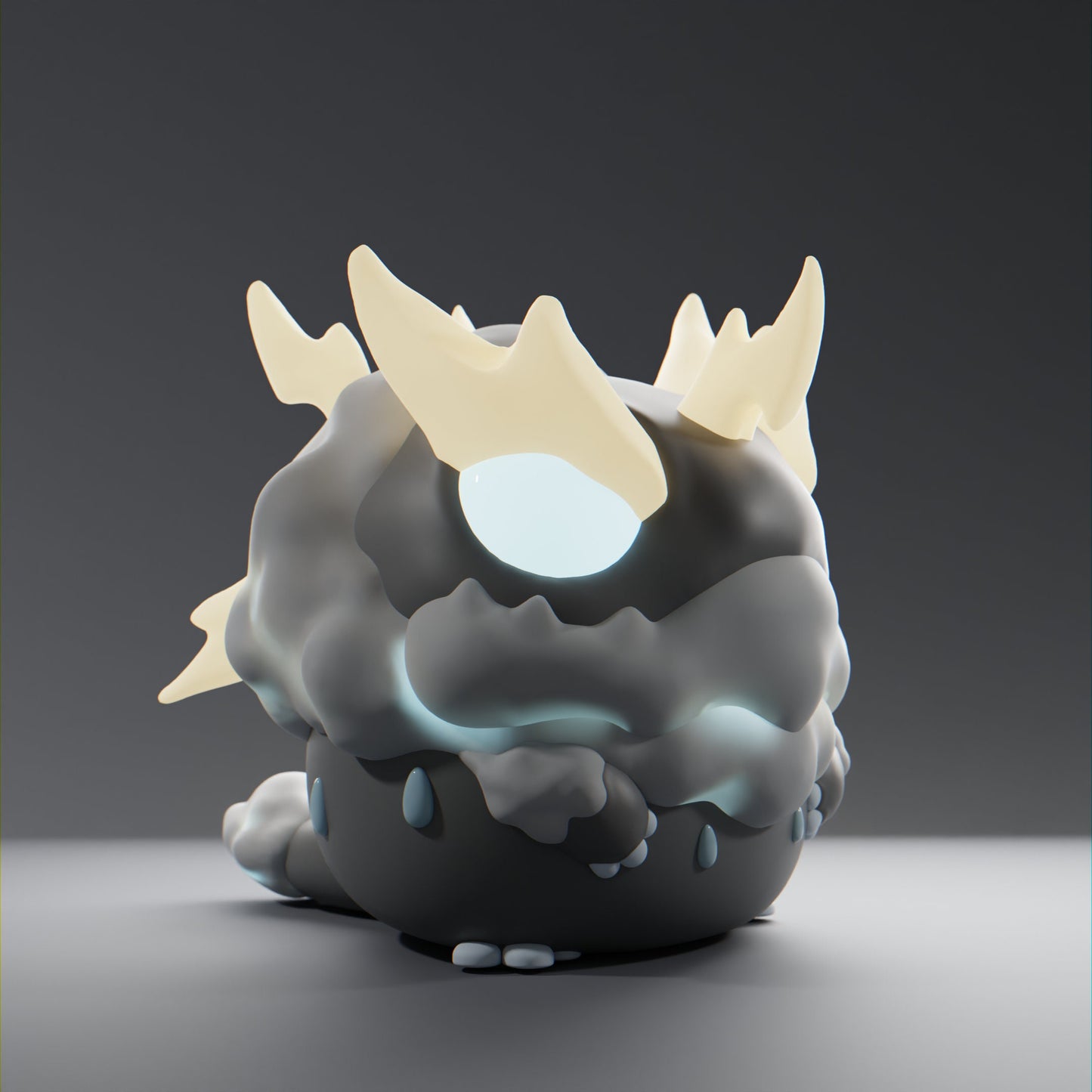 Stormii - UNPAINTED - Grumpii Art Toy
