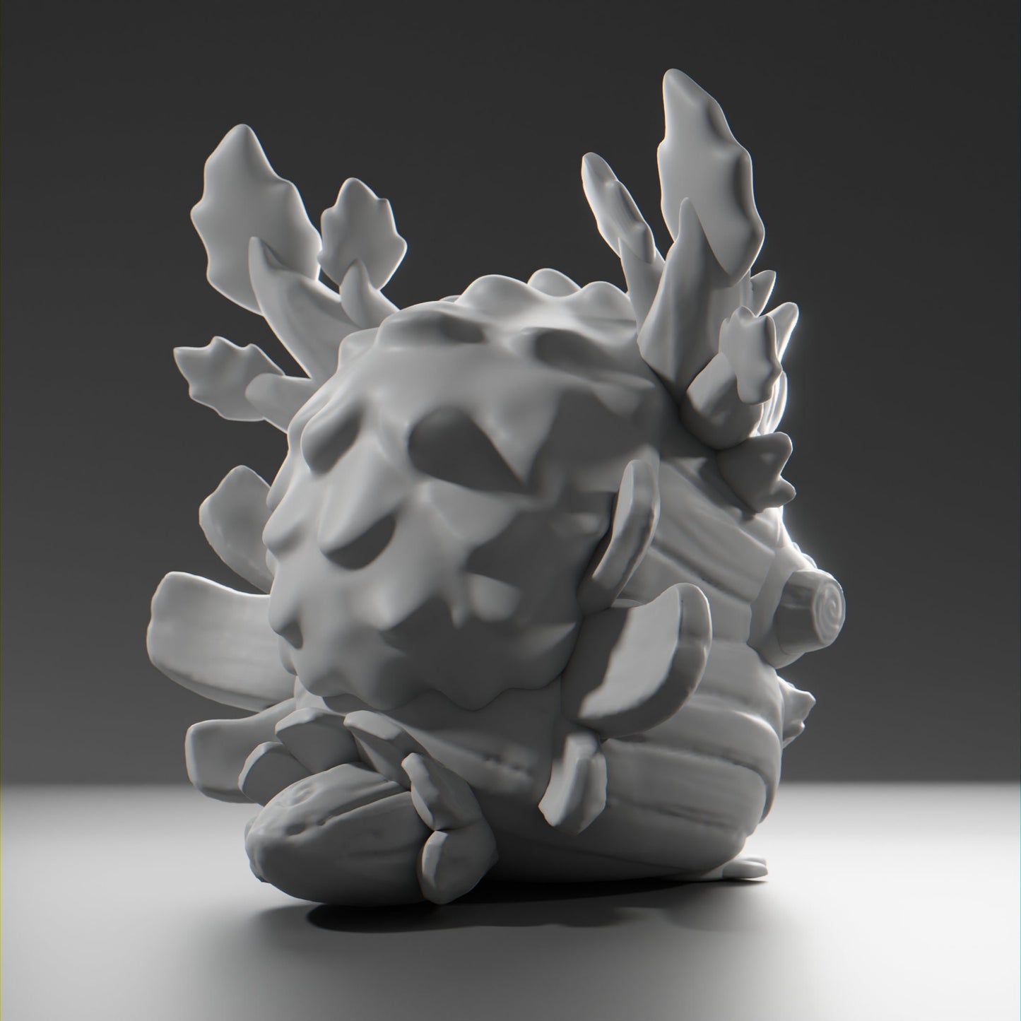 Woodii - UNPAINTED - Grumpii Art Toy
