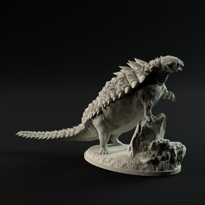 Polachantus rear up - Dino and Dog Miniatures