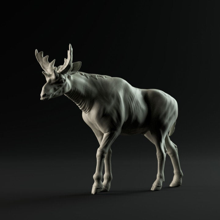 Sivatherium walking - Dino and Dog Miniatures