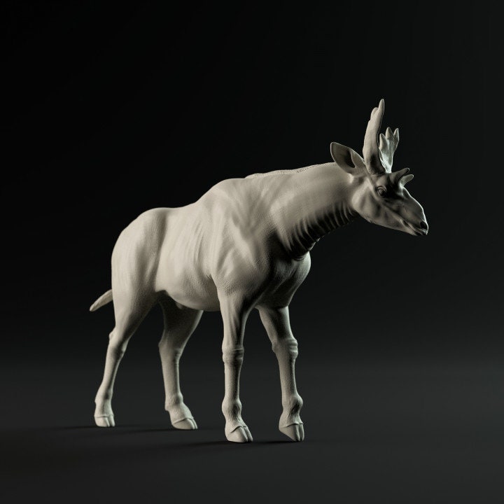 Sivatherium walking - Dino and Dog Miniatures