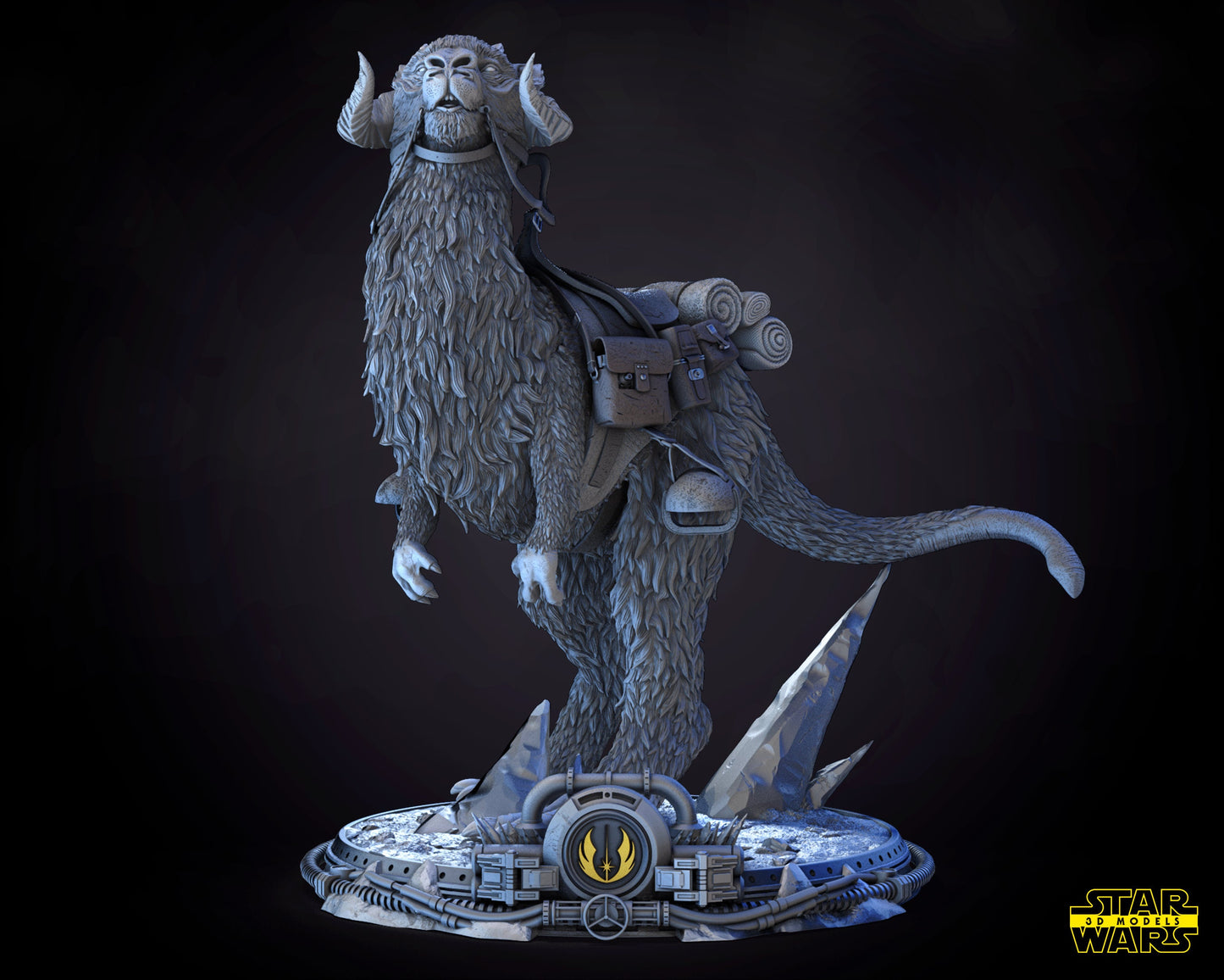 Taun Taun - UNPAINTED - Star Wars 3D Models