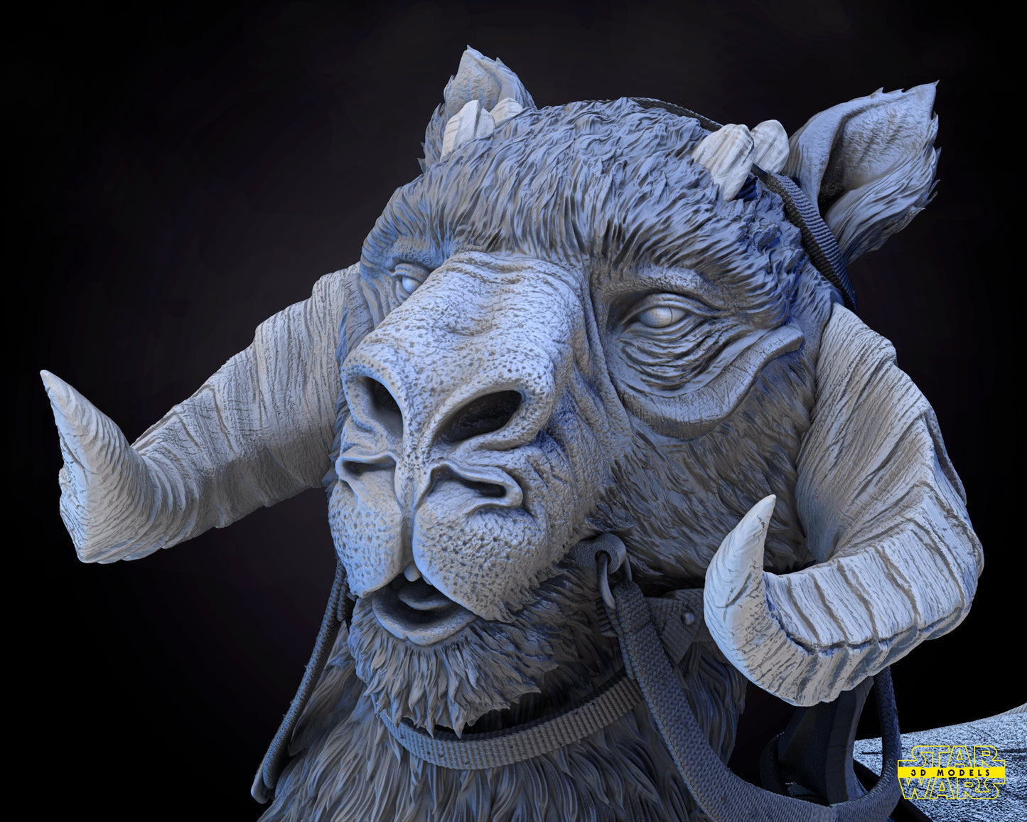 Taun Taun - UNPAINTED - Star Wars 3D Models