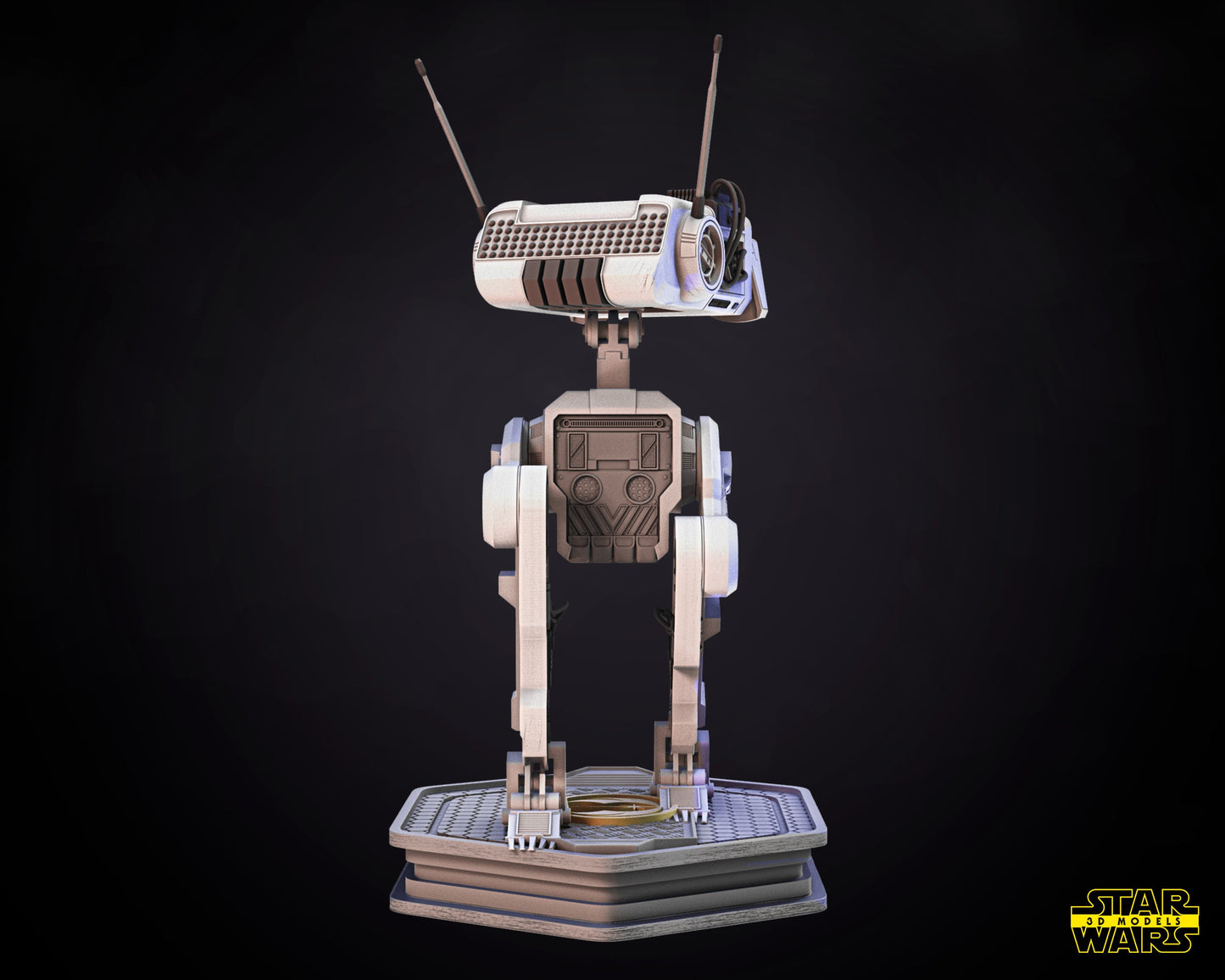 BD1 Droid - UNPAINTED - Star Wars 3D Models