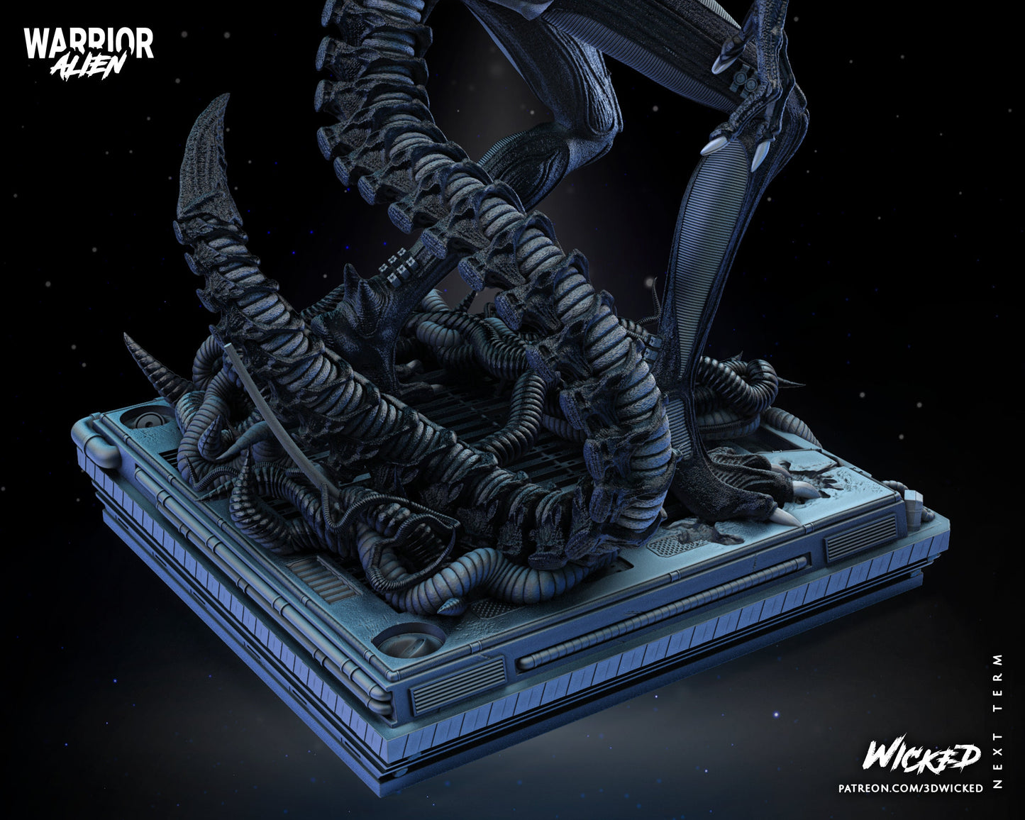 Alien Warrior - Wicked 3D Models
