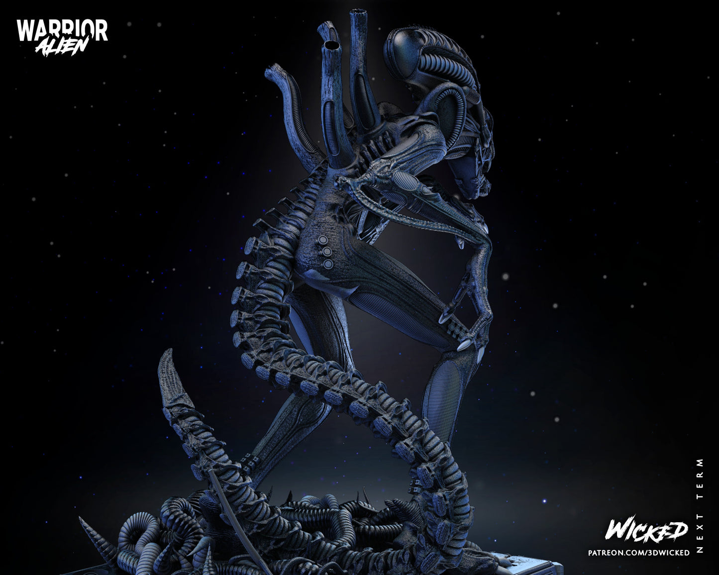 Alien Warrior - Wicked 3D Models